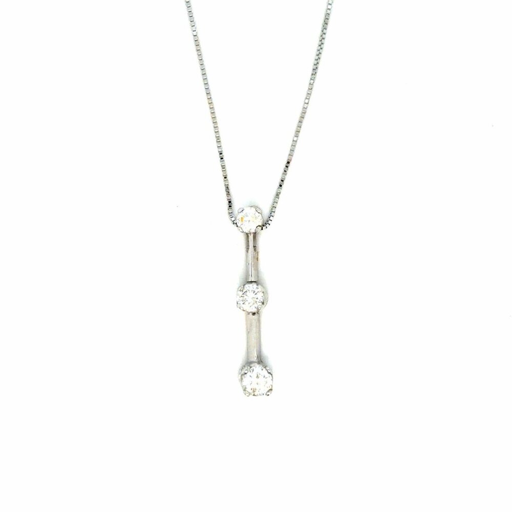 14k Gold Keepsake Diamond‎ Necklace